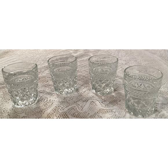 Set of 4 Anchor Hocking Wexford 3.75” Old Fashioned On the Rocks 8 Oz Tumblers - Picture 1 of 9